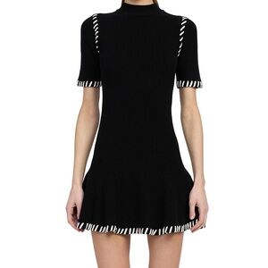 En Saison Romilla Stitch Mini Dress